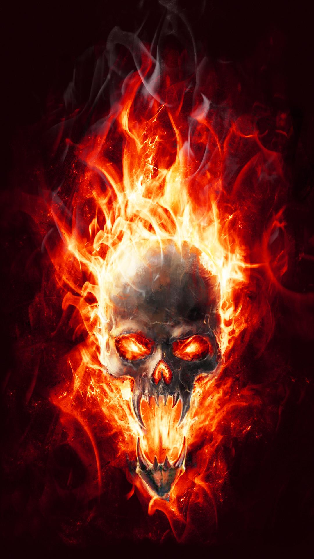 Green Fire Skull Wallpapers Top Free Green Fire Skull Backgrounds