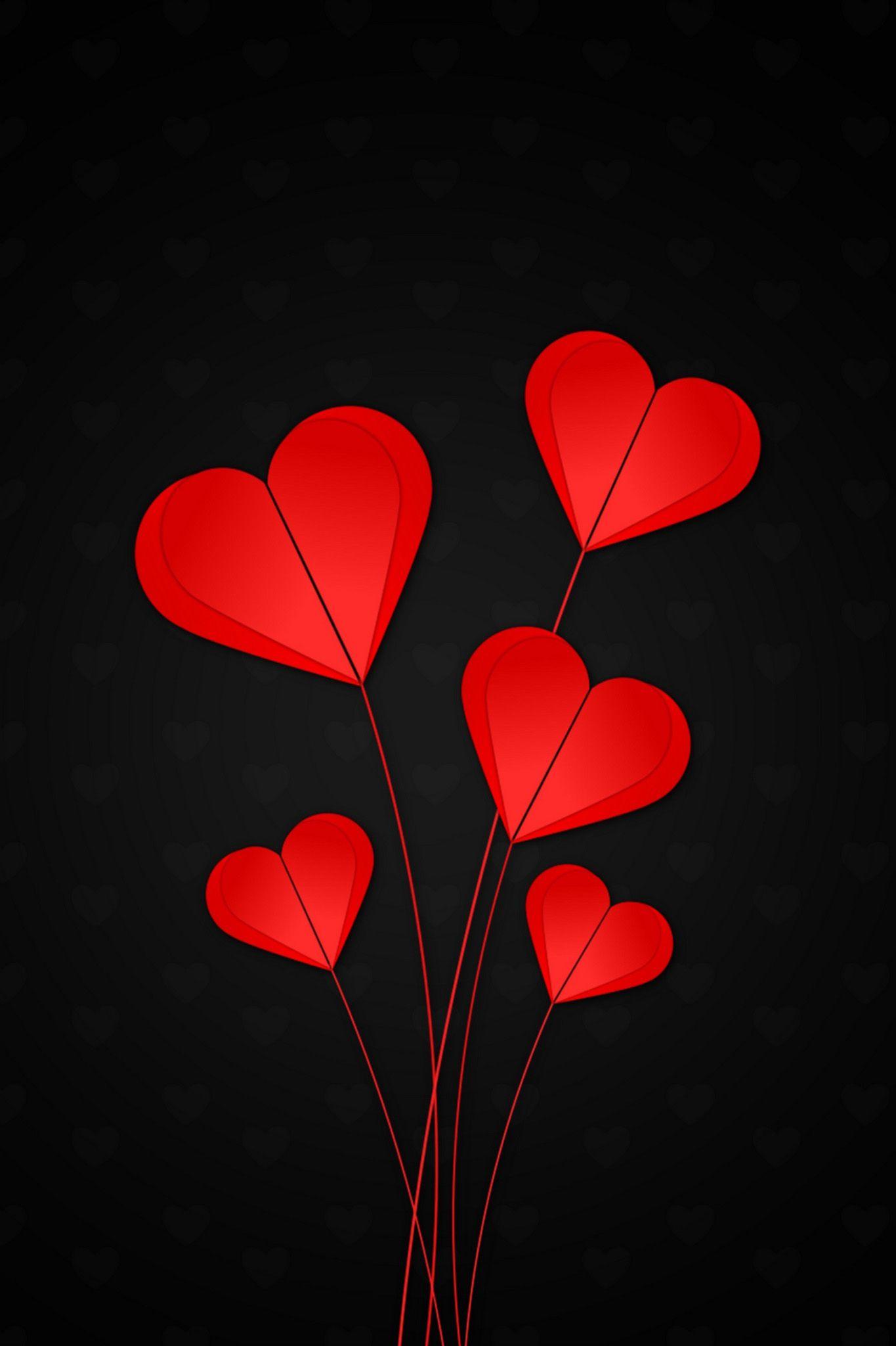 Dark Red Hearts Wallpapers Top Free Dark Red Hearts Backgrounds