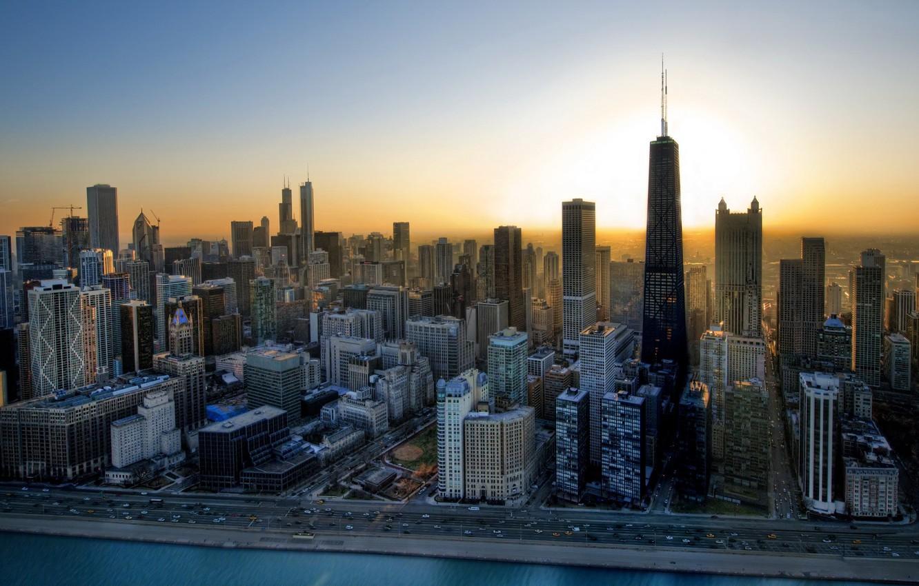 Chicago Sunrise Wallpapers Top Free Chicago Sunrise Backgrounds