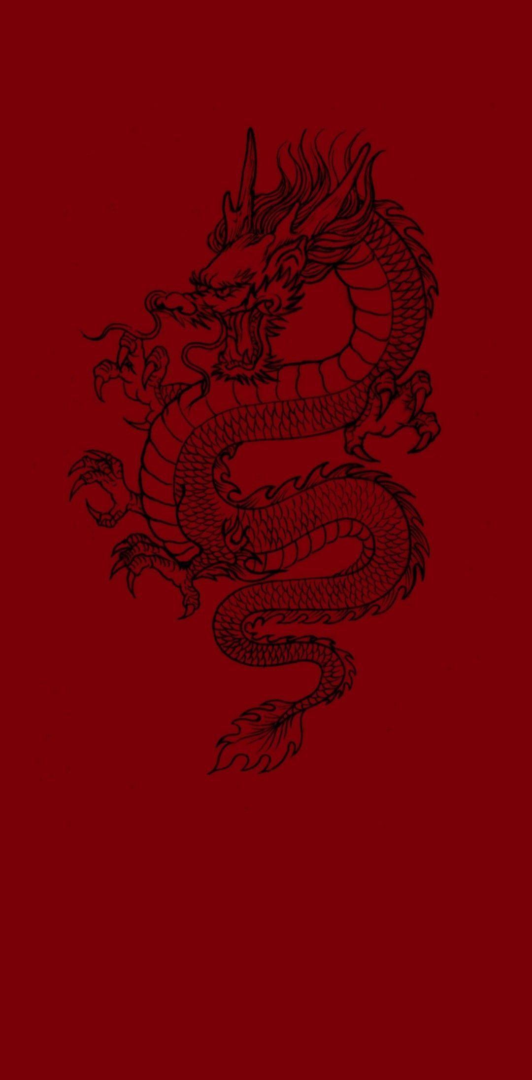 Red Neon Dragon Wallpapers Top Free Red Neon Dragon Backgrounds