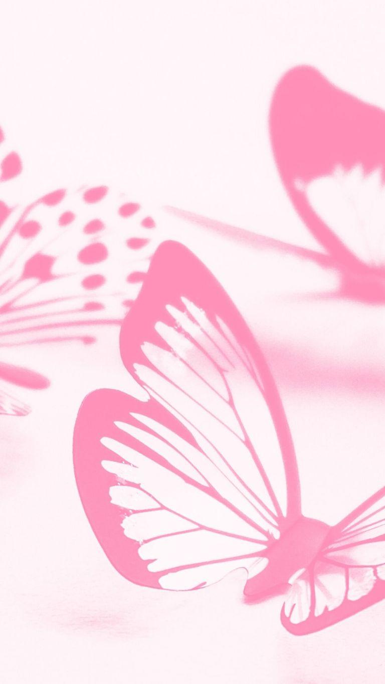 Pink Butterfly iPhone Wallpapers Top Free Pink Butterfly iPhone