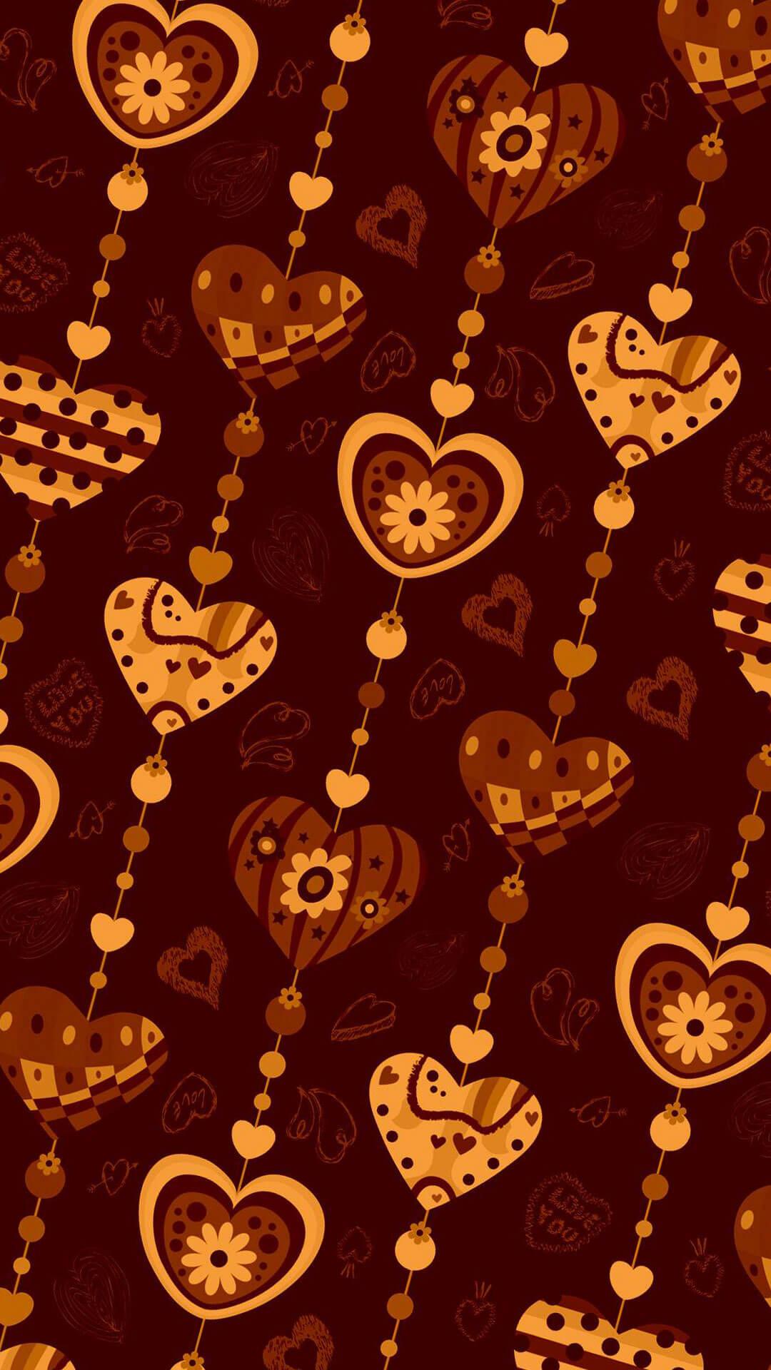 Brown Heart Wallpapers Top Free Brown Heart Backgrounds WallpaperAccess