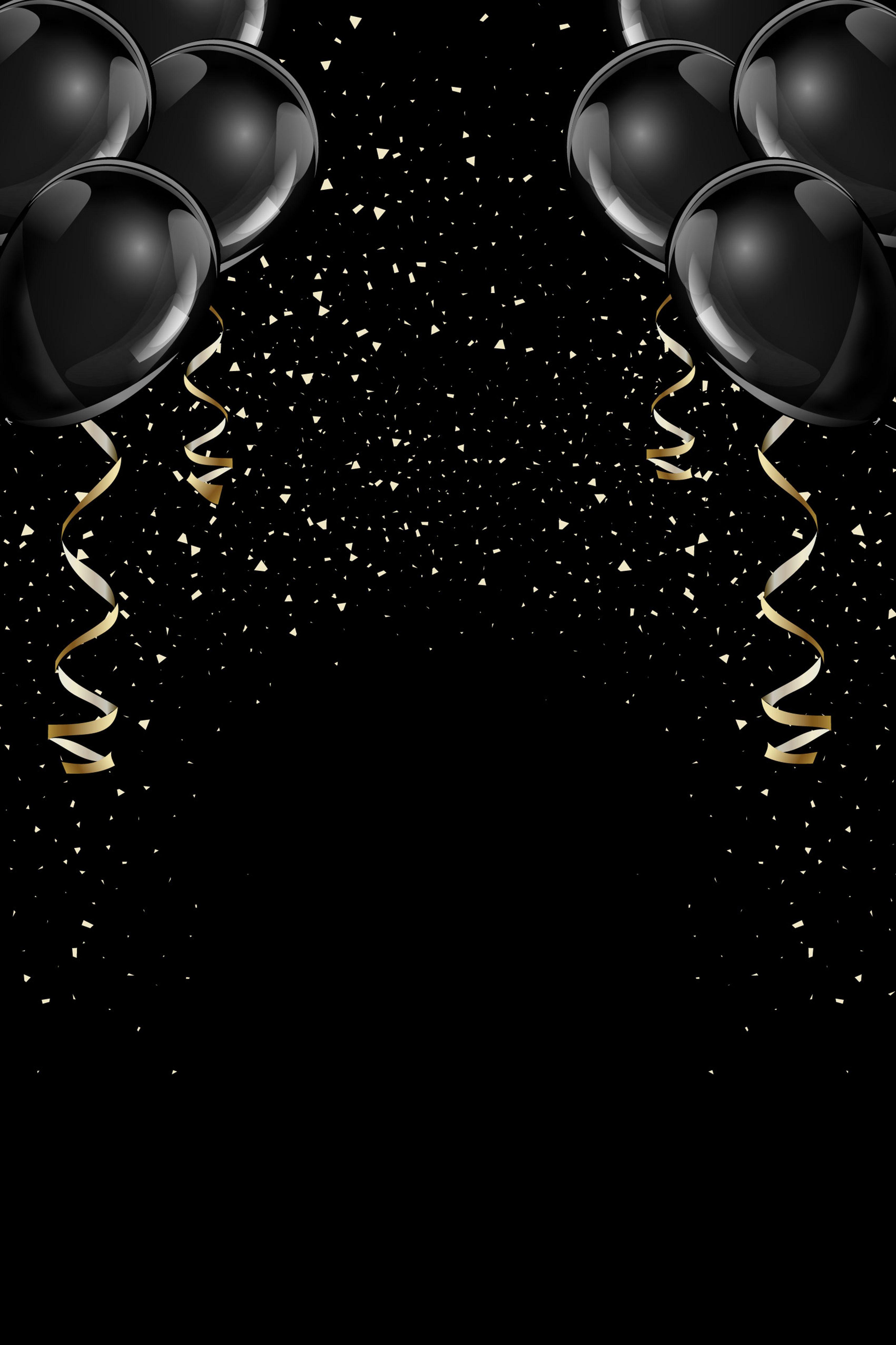 Black and Gold Balloons Wallpapers Top Free Black and Gold Balloons