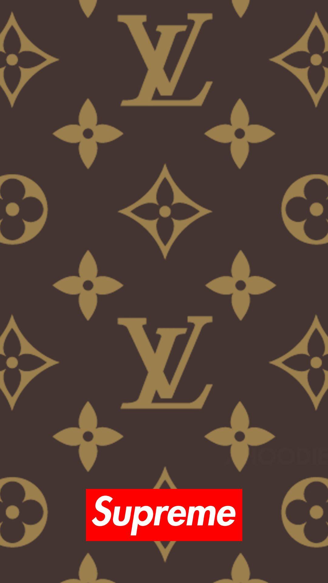 Black Lv Supreme Wallpaper