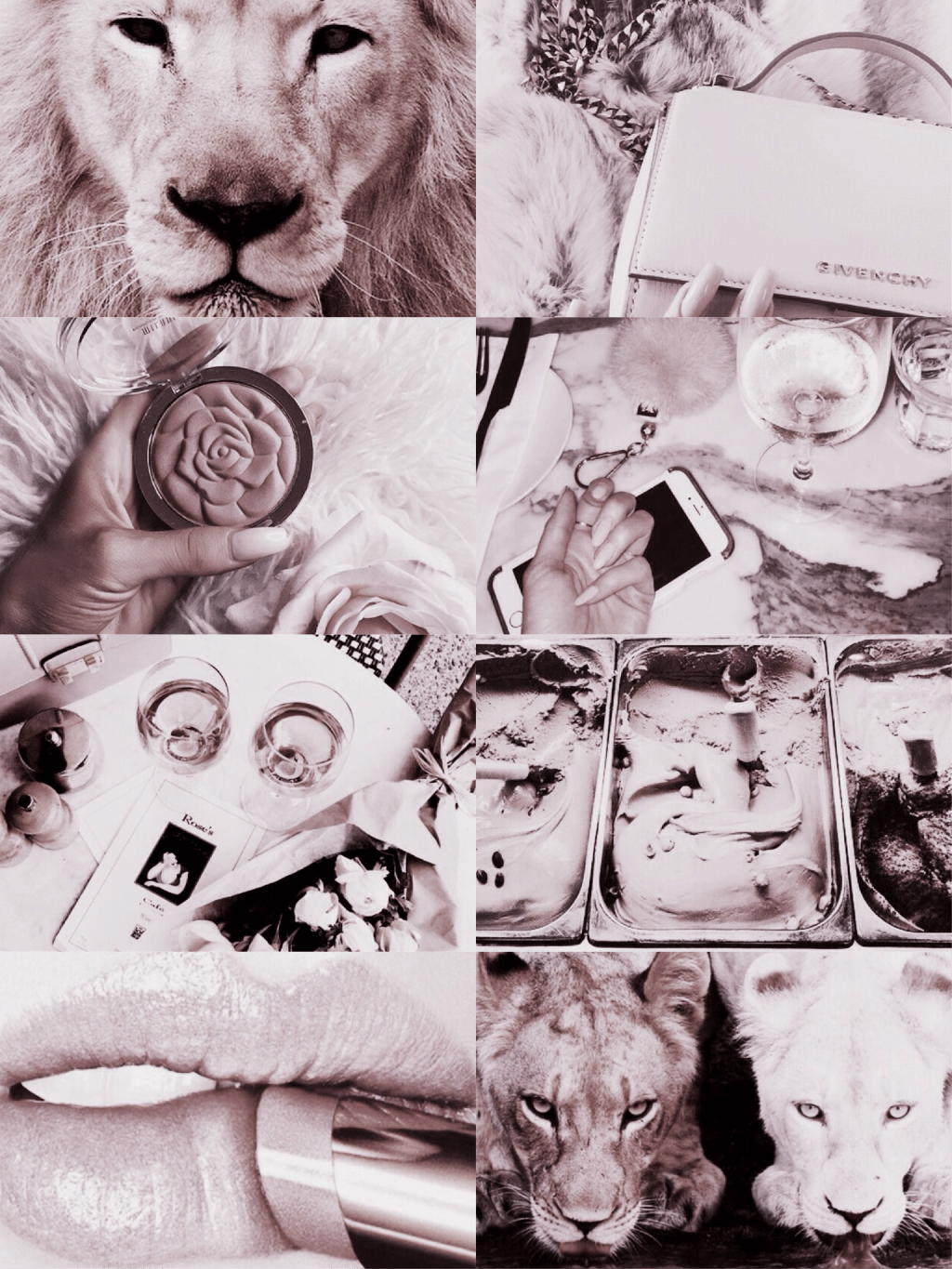 Rose Gold Collage Wallpapers Top Free Rose Gold Collage Backgrounds