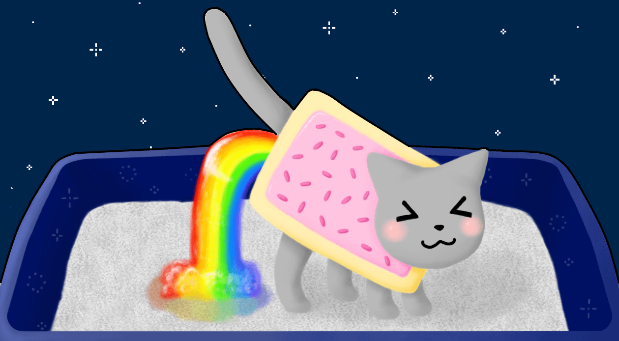 Kawaii Nyan Cat Wallpapers Top Free Kawaii Nyan Cat Backgrounds