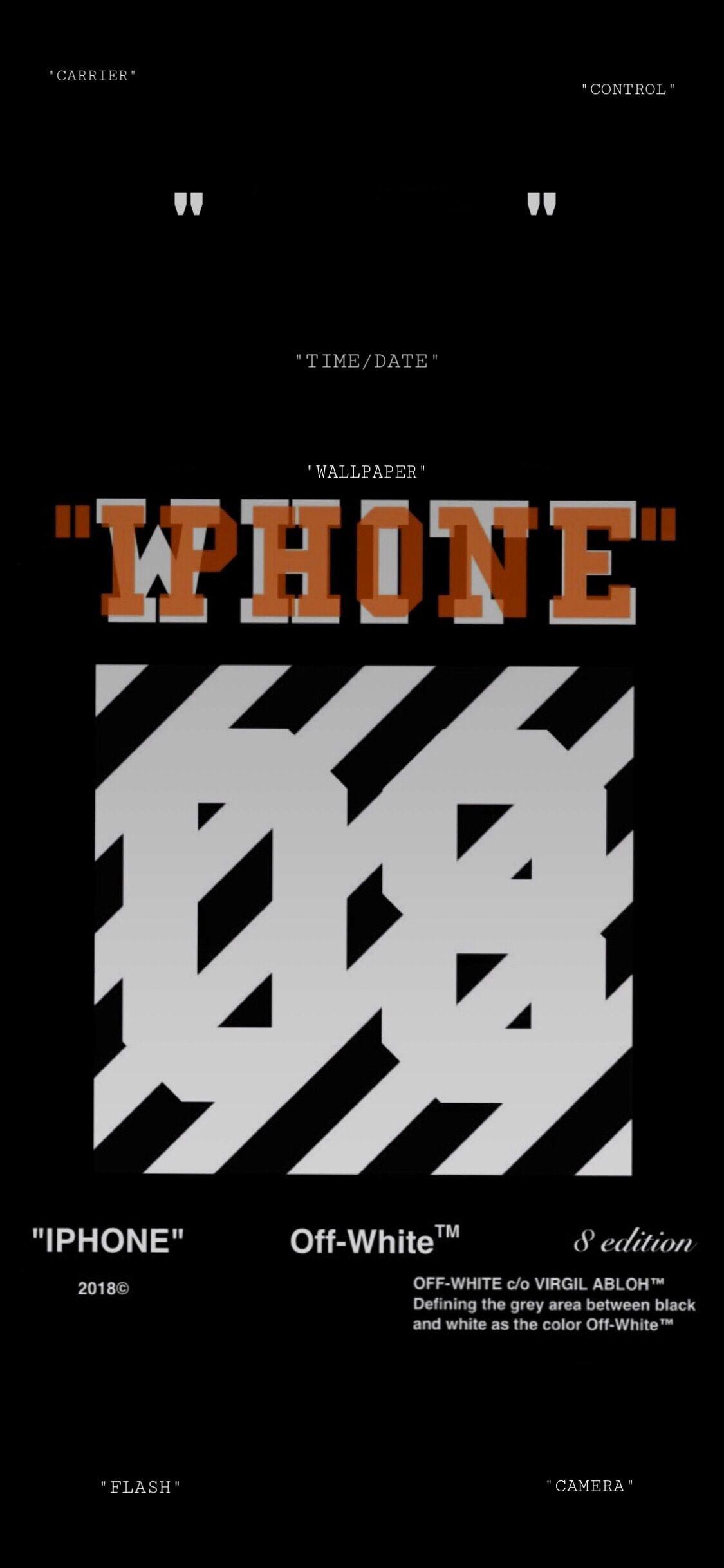 Off White iPhone X Wallpapers Top Free Off White iPhone X Backgrounds