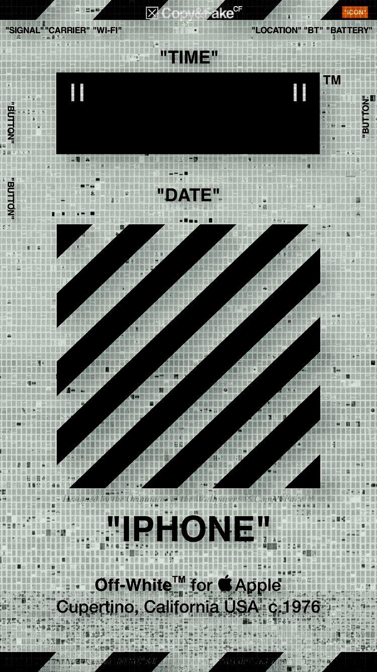 Off White iPhone X Wallpapers Top Free Off White iPhone X Backgrounds