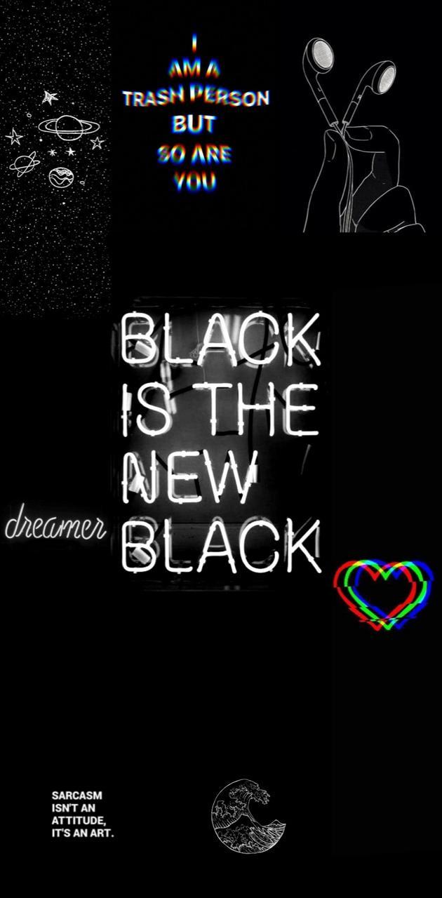 Black Aesthetic Collage Wallpapers Top Free Black Aesthetic Collage