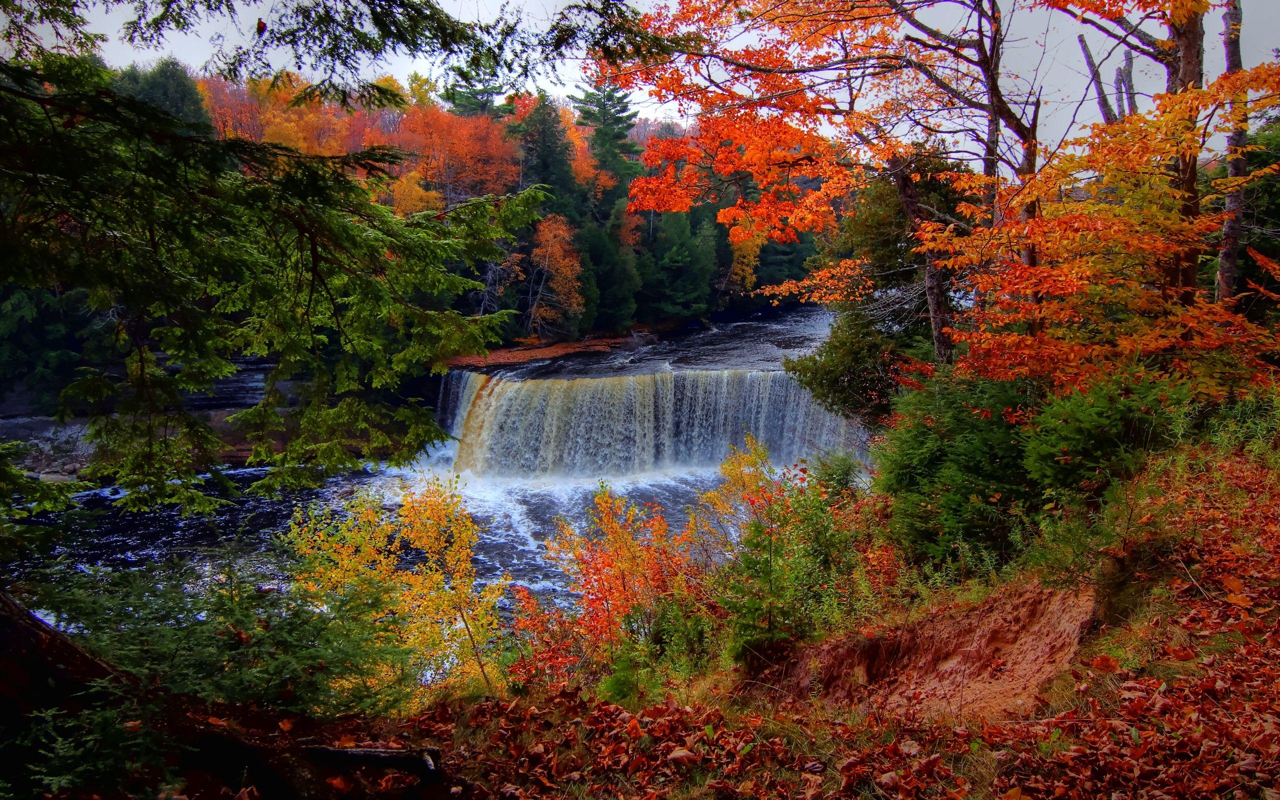 Fall Waterfall Wallpapers Top Free Fall Waterfall Backgrounds