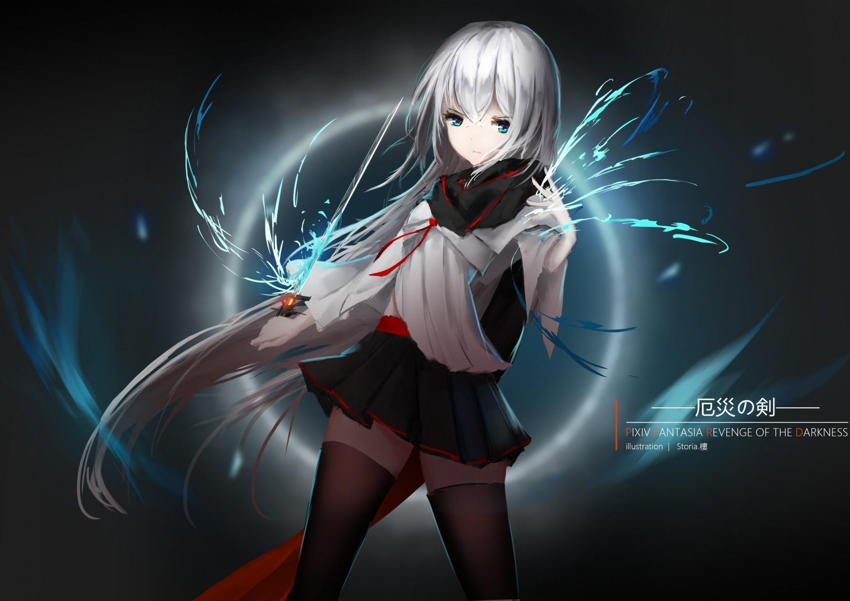 White Hair Anime Wallpapers Top Free White Hair Anime Backgrounds