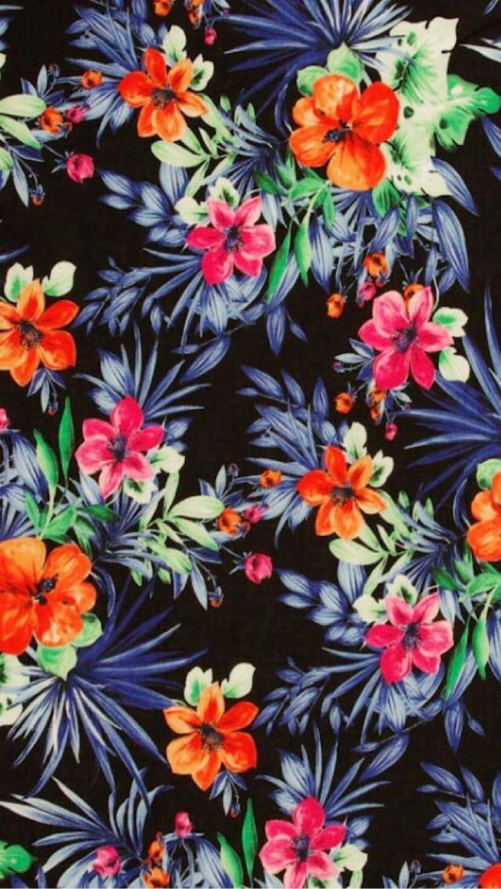 Tropical Flower Iphone Wallpaper GAMBAR BUNGA