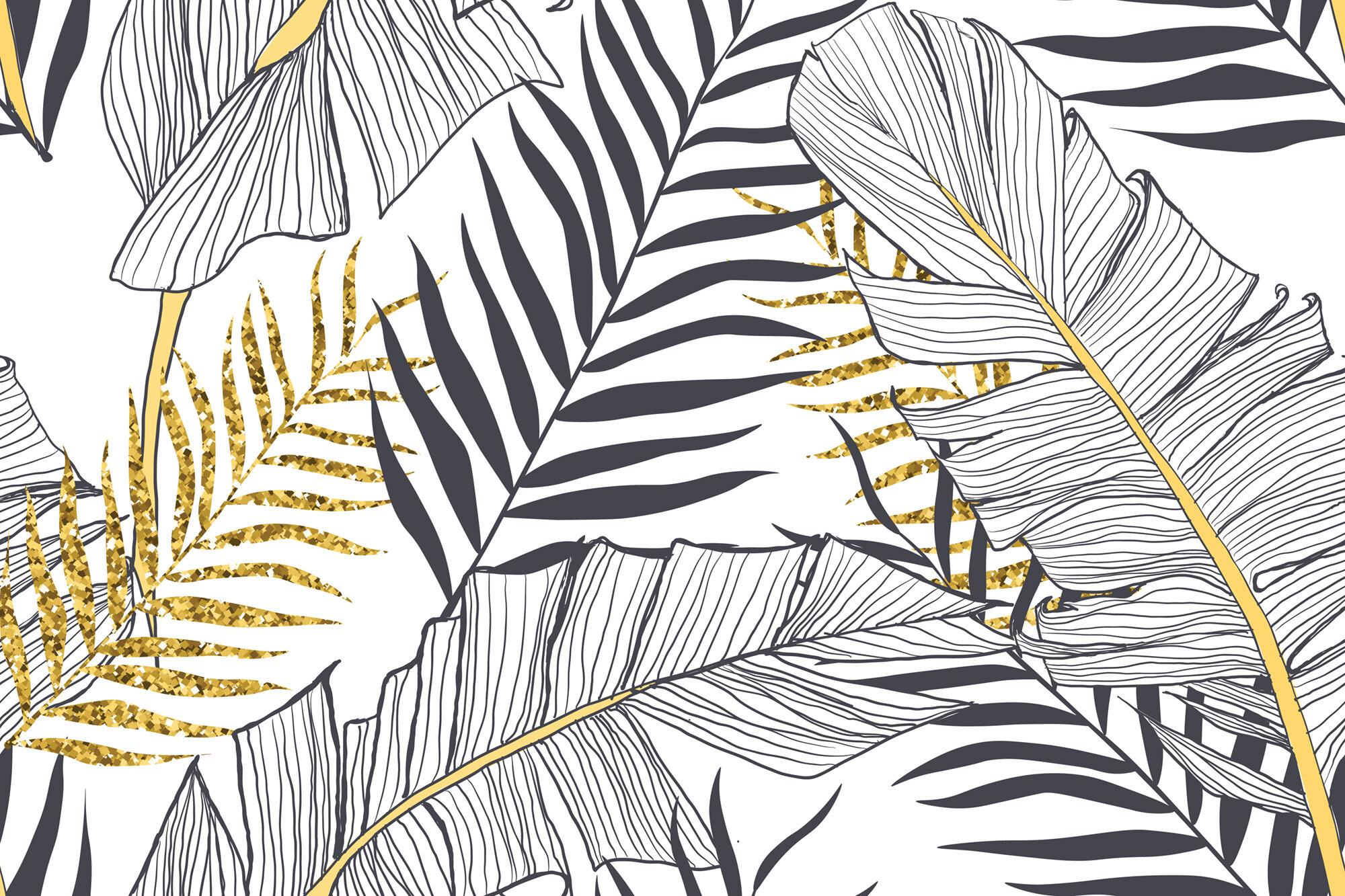 Gold Palm Leaf Wallpapers Top Free Gold Palm Leaf Backgrounds