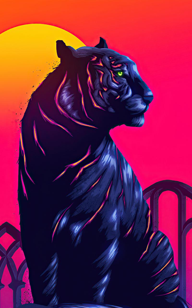 Galaxy Tiger Wallpapers Top Free Galaxy Tiger Backgrounds