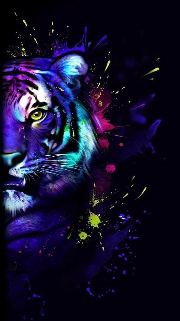 Galaxy Tiger Wallpapers Top Free Galaxy Tiger Backgrounds