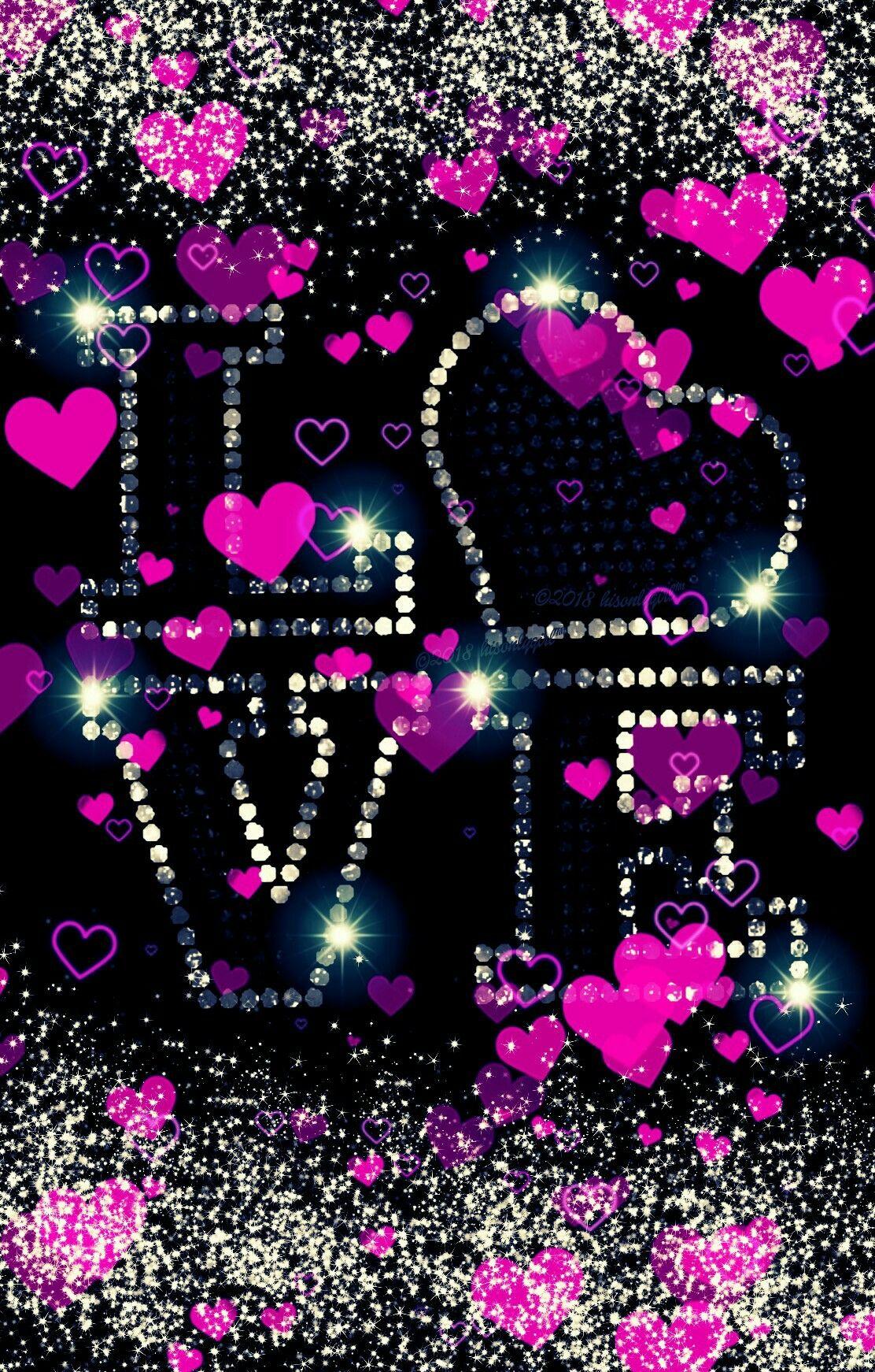 Love Pink Glitter Wallpapers Top Free Love Pink Glitter Backgrounds