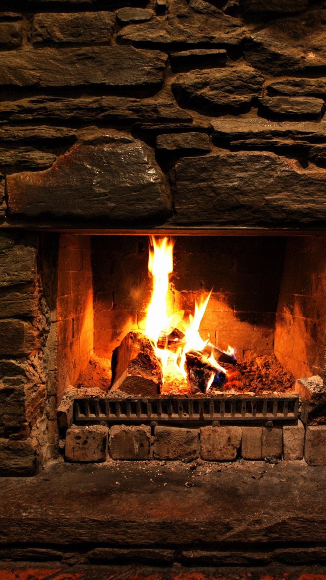 Fireplace iPhone Wallpapers Top Free Fireplace iPhone Backgrounds
