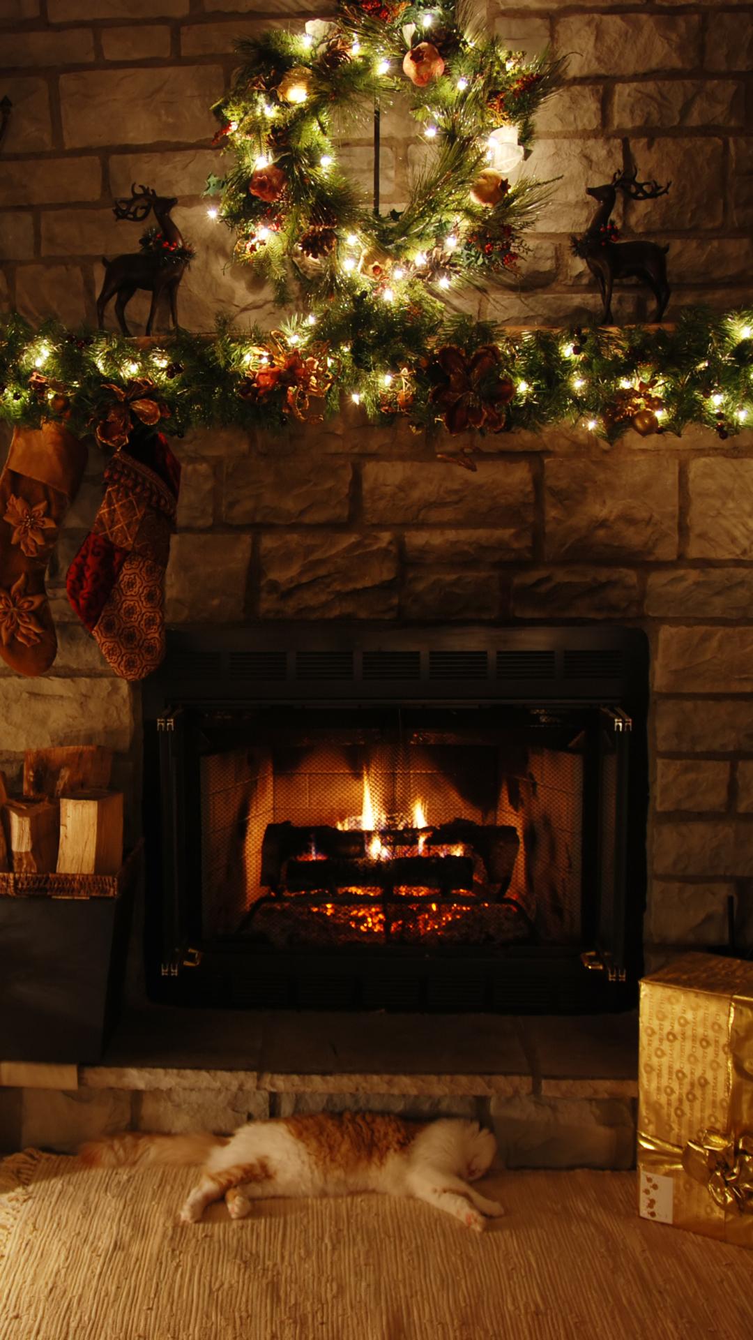 Fireplace iPhone Wallpapers Top Free Fireplace iPhone Backgrounds