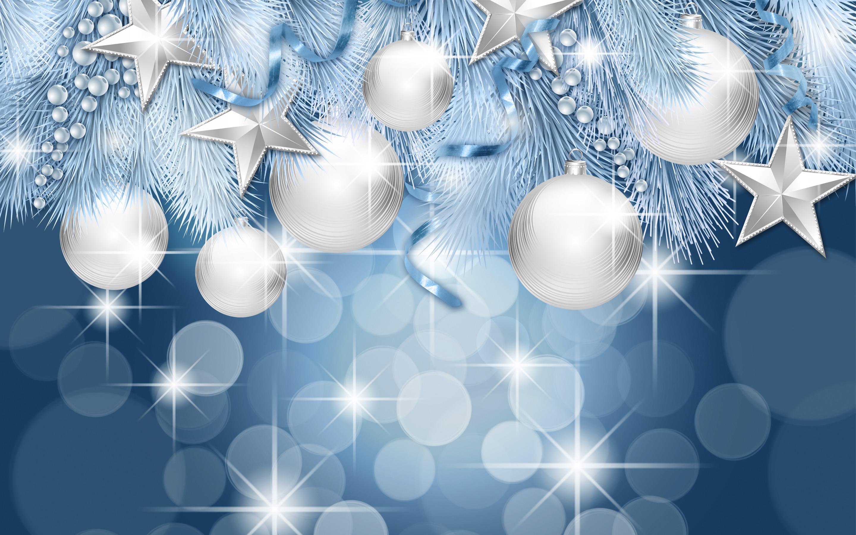 Blue and Silver Christmas Wallpapers Top Free Blue and Silver