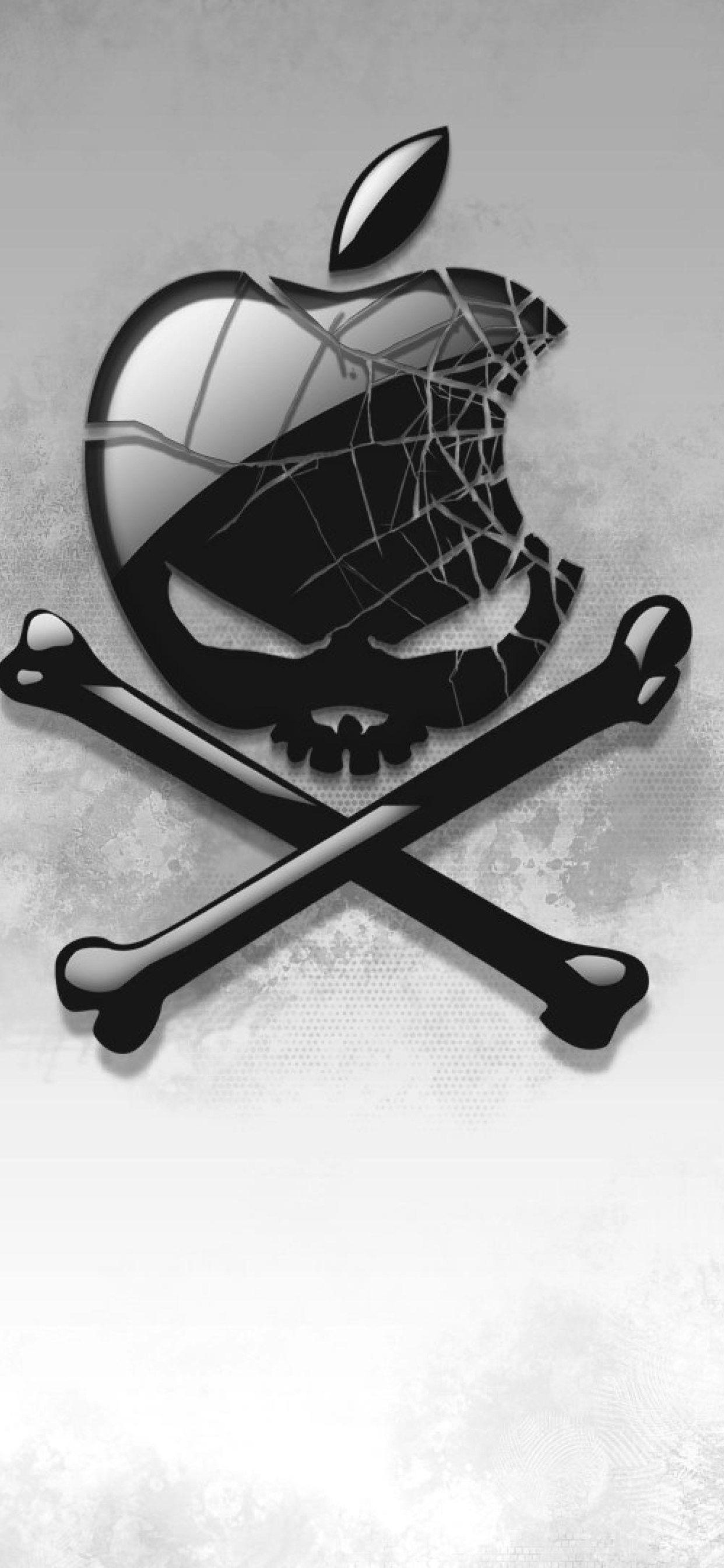 Apple Skull iPhone Wallpapers Top Free Apple Skull iPhone Backgrounds
