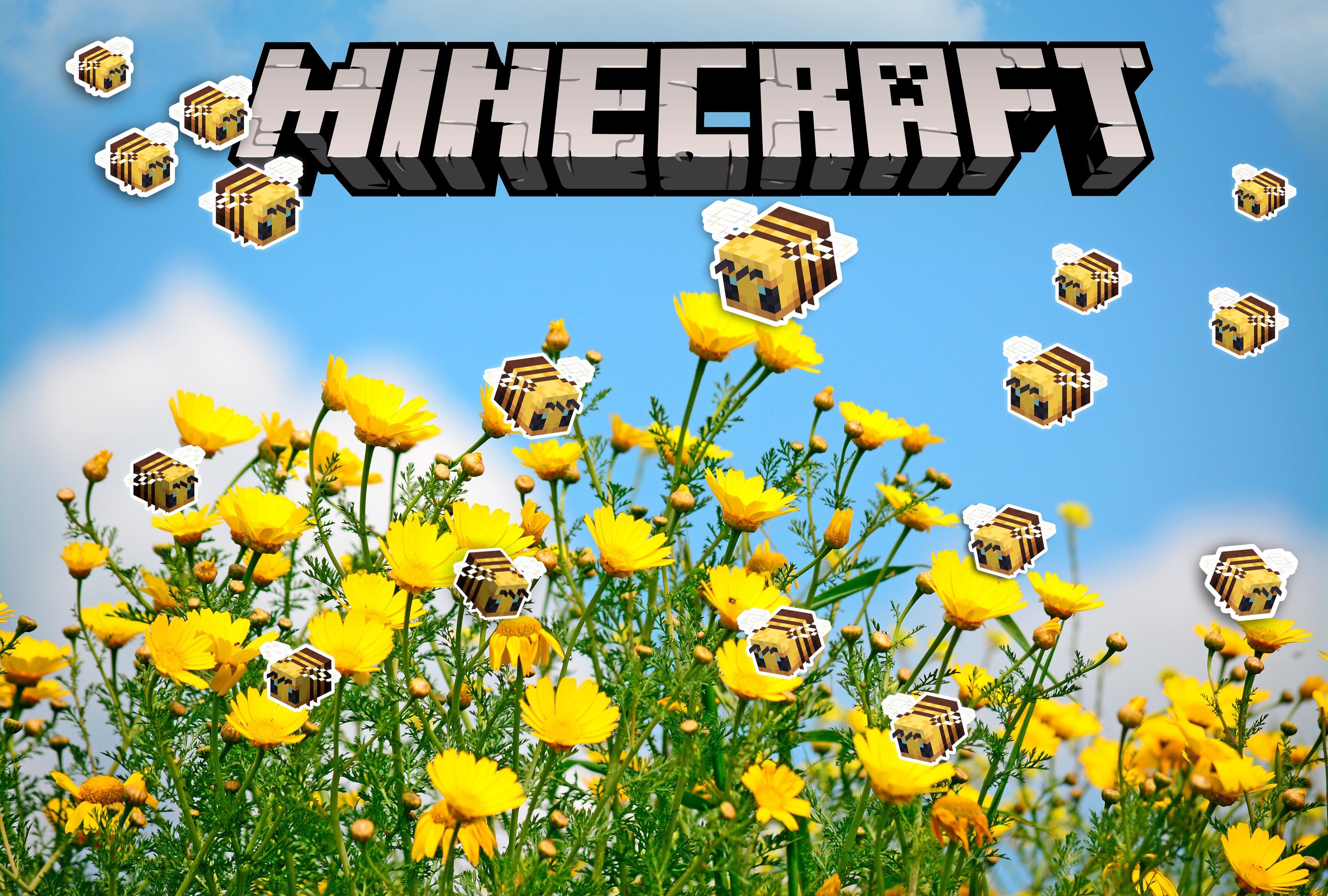 Minecraft Bee Wallpapers Top Free Minecraft Bee Backgrounds WallpaperAccess