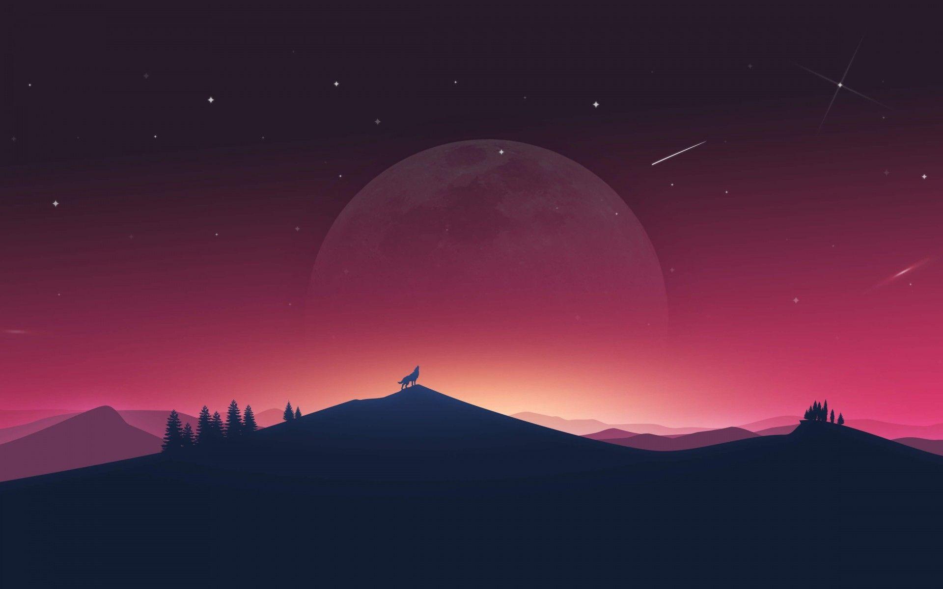 Moon Aesthetic Desktop Wallpapers Top Free Moon