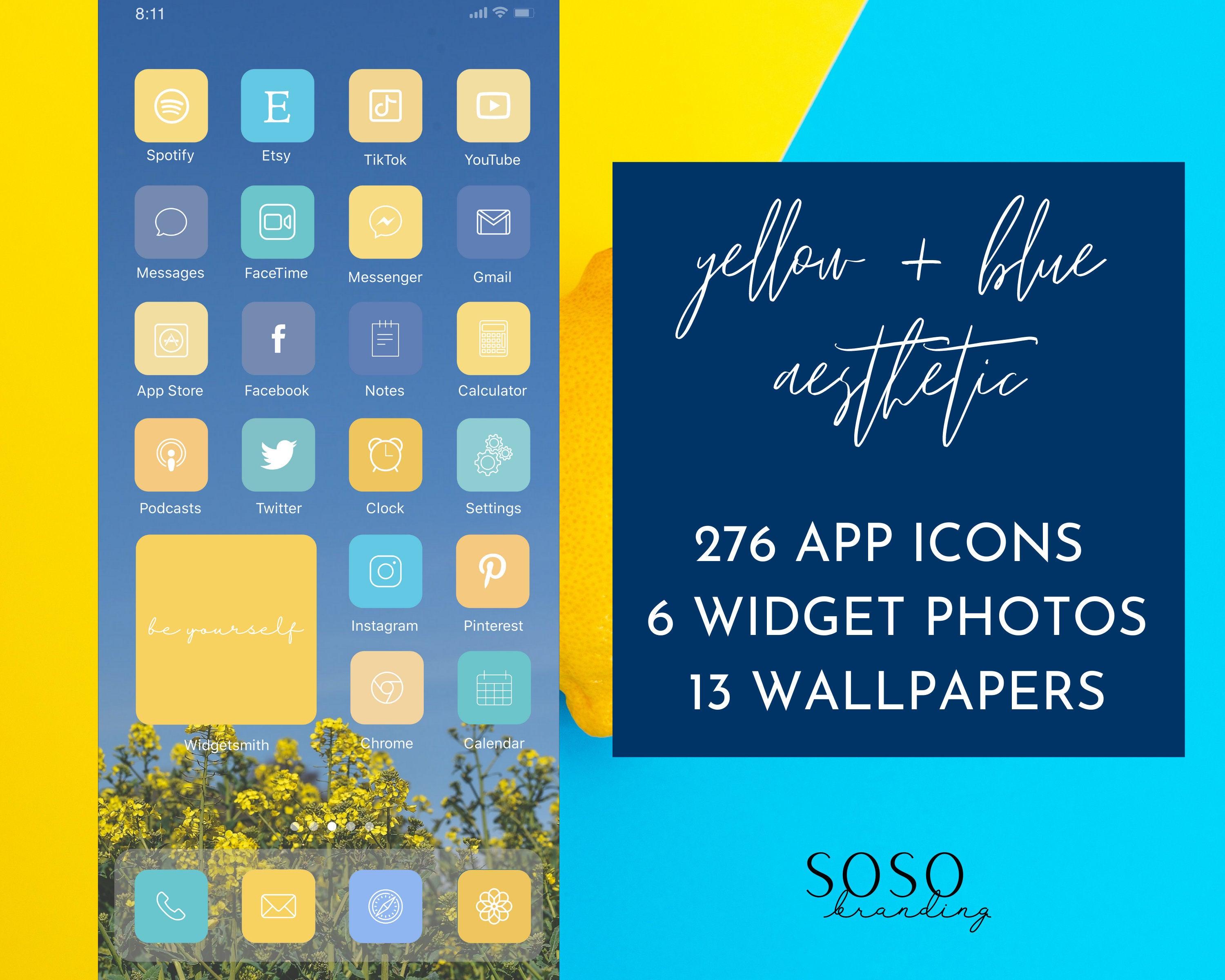 Yellow Blue Aesthetic Wallpapers Top Free Yellow Blue Aesthetic