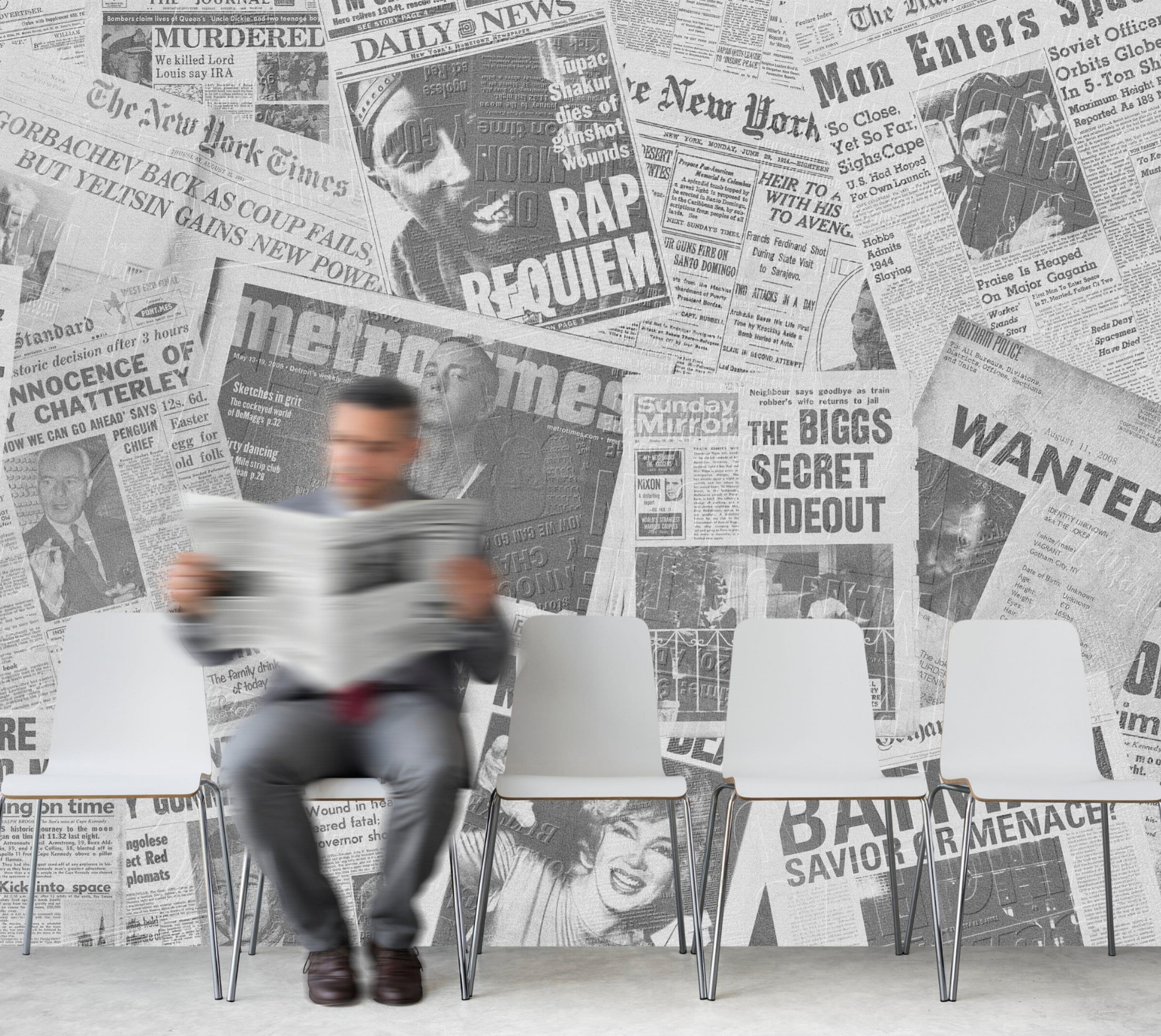 Black and White Newspaper Wallpapers Top Free Black and White