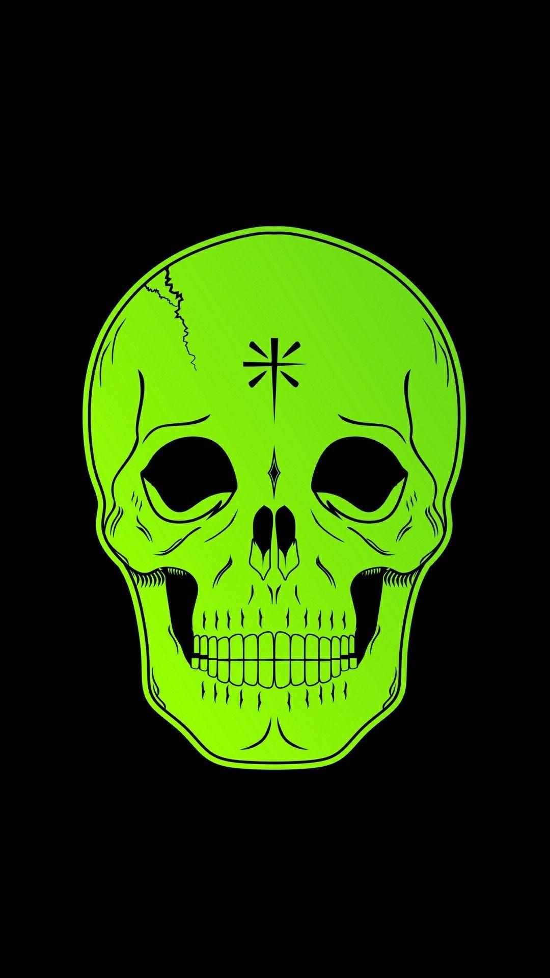 Black and Green Skull Wallpapers Top Free Black and Green Skull