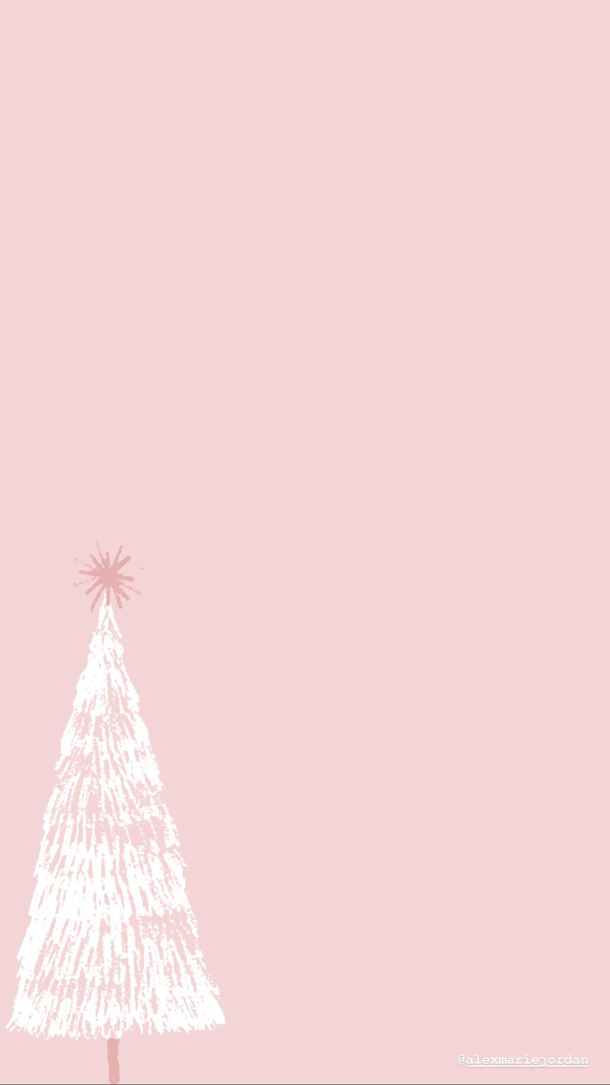 Pink Christmas Tree Wallpapers Top Free Pink Christmas Tree