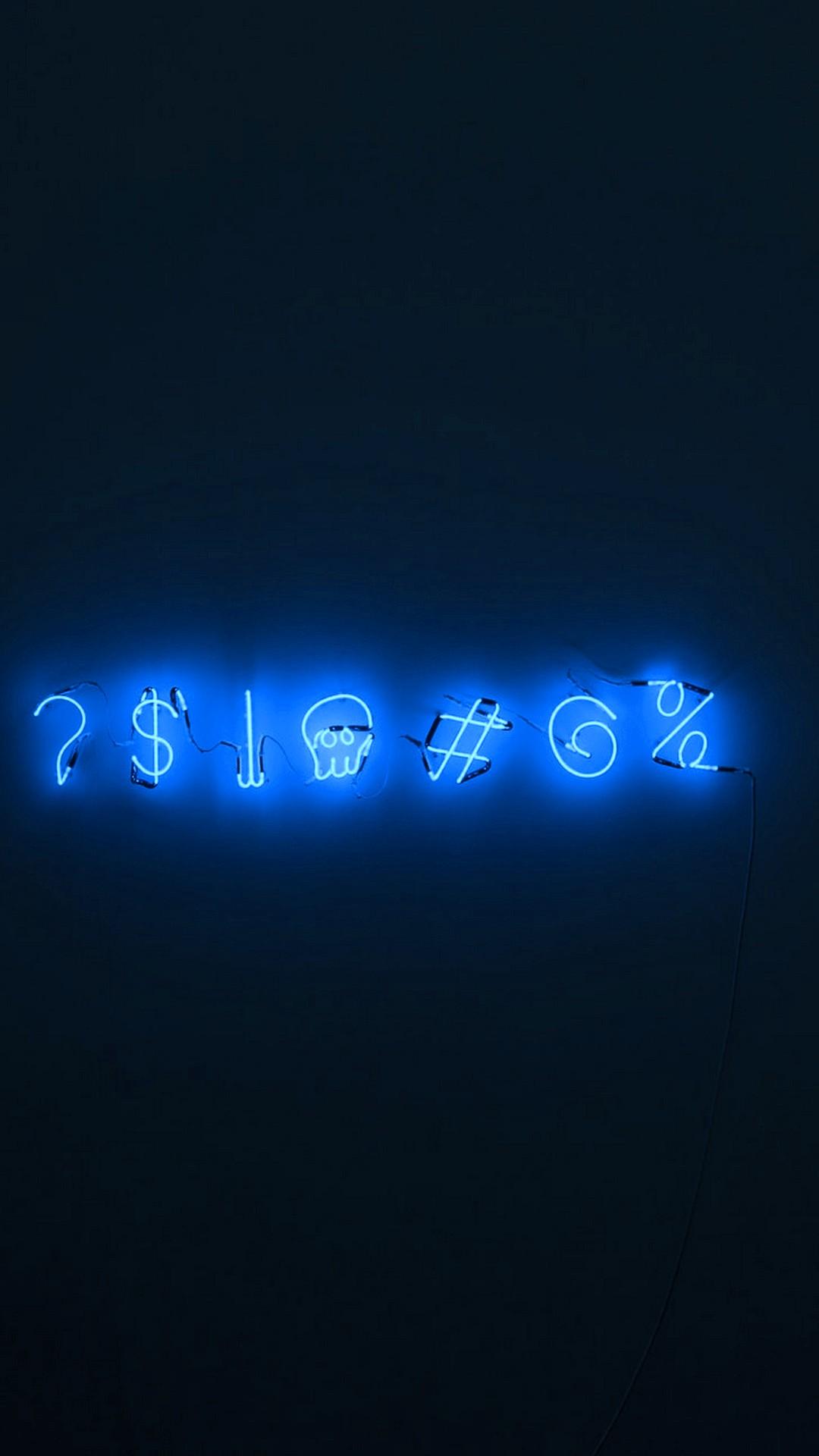 Blue Neon iPhone Wallpapers Top Free Blue Neon iPhone Backgrounds