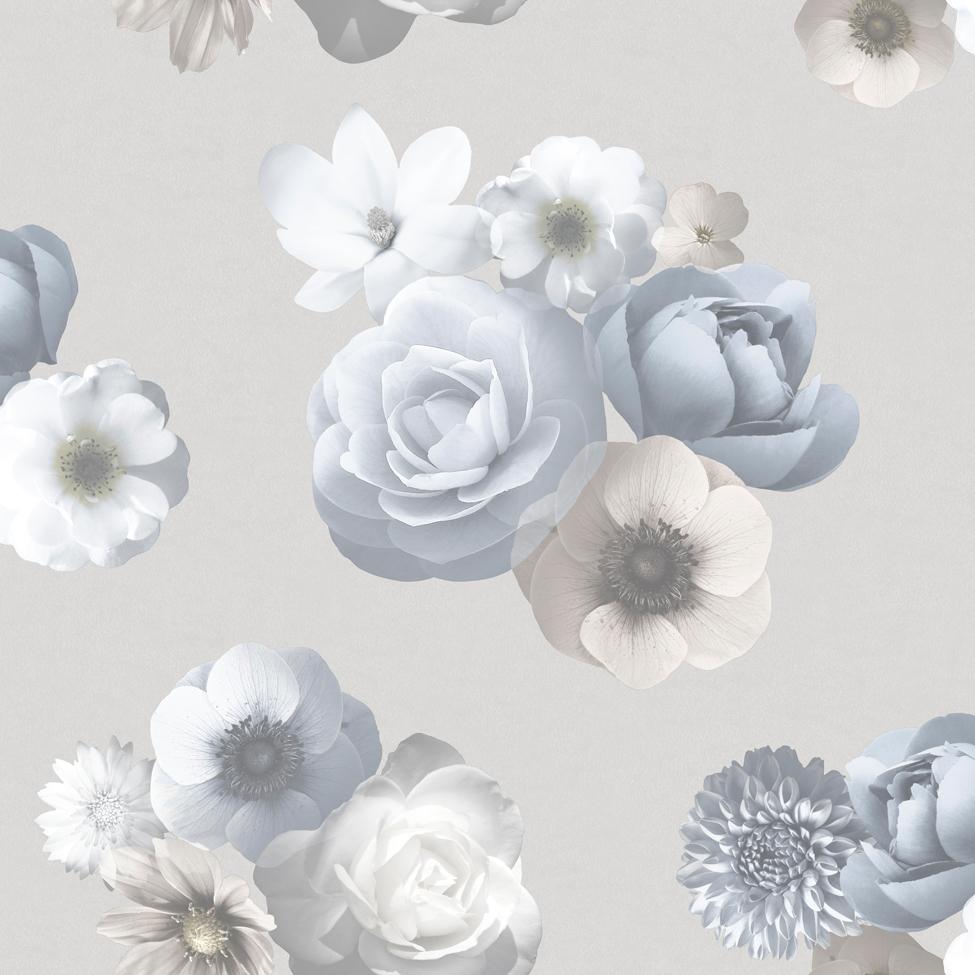 Grey Floral Wallpapers Top Free Grey Floral Backgrounds WallpaperAccess