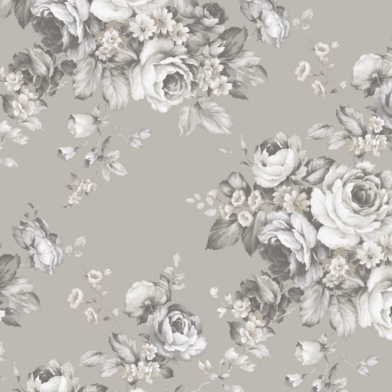 Grey Floral Wallpapers Top Free Grey Floral Backgrounds WallpaperAccess