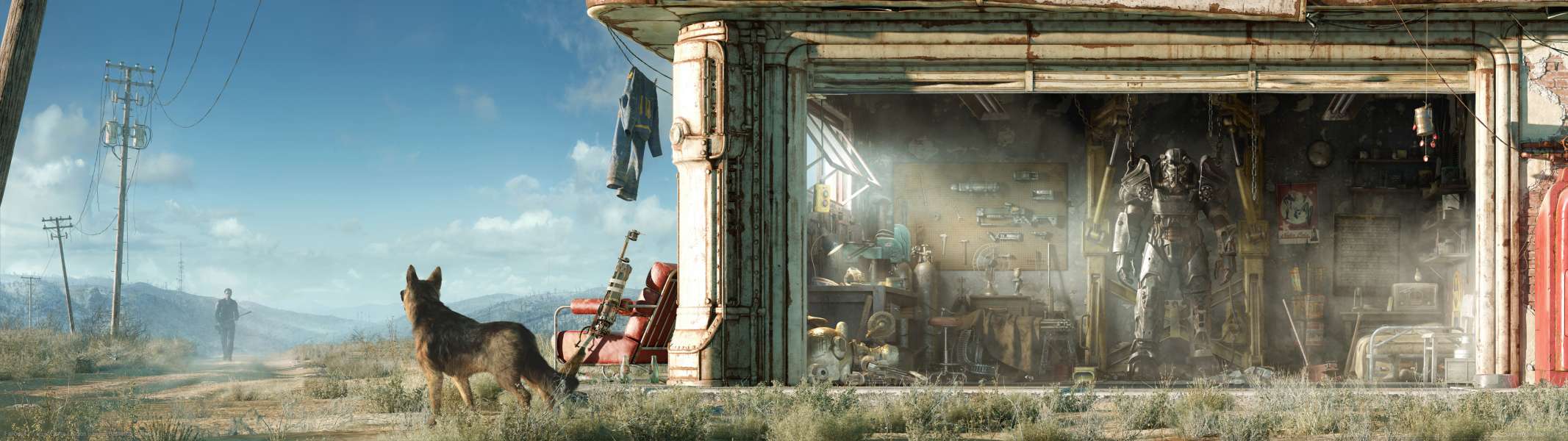 Fallout 4 Dual Monitor Wallpapers Top Free Fallout 4 Dual Monitor