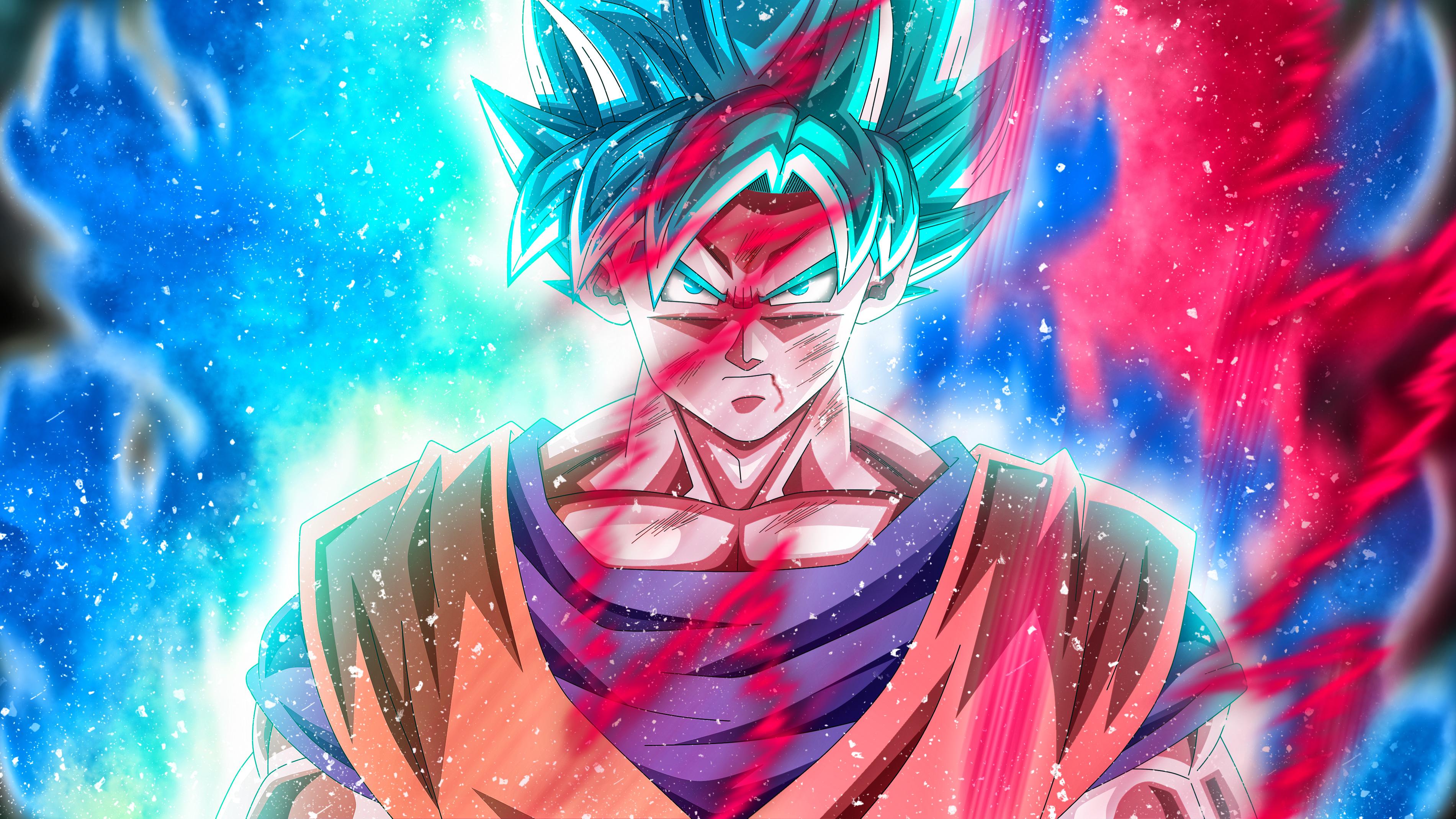 Red and Blue Goku Wallpapers Top Free Red and Blue Goku Backgrounds
