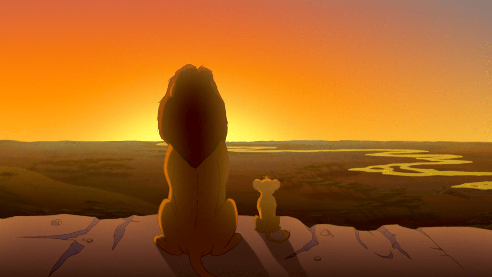 Lion King Sunset Wallpapers Top Free Lion King Sunset Backgrounds WallpaperAccess