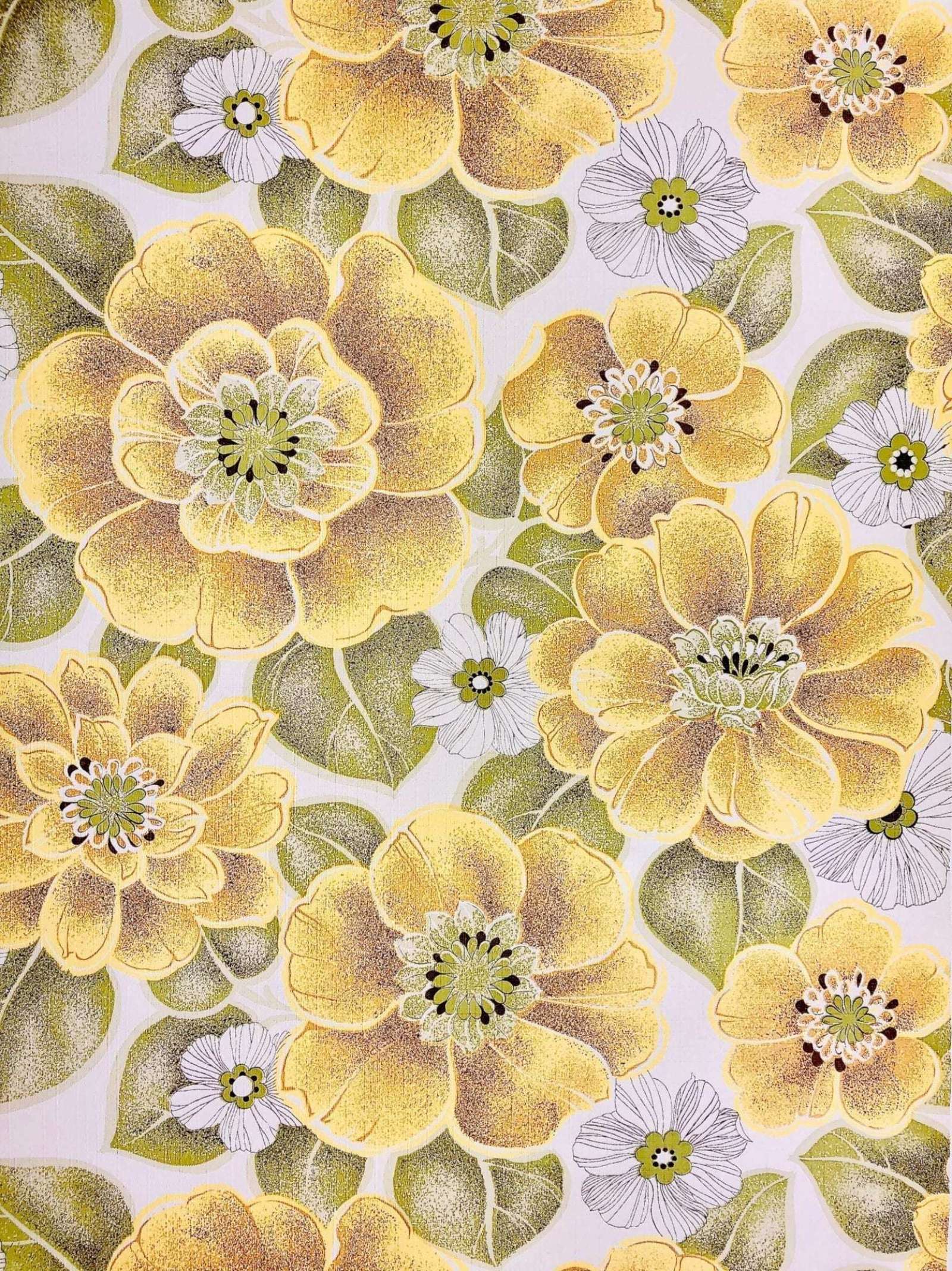 Yellow Floral Pattern Wallpapers Top Free Yellow Floral Pattern