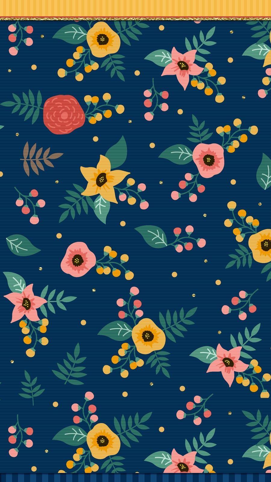 Navy Blue Floral Wallpapers Top Free Navy Blue Floral Backgrounds