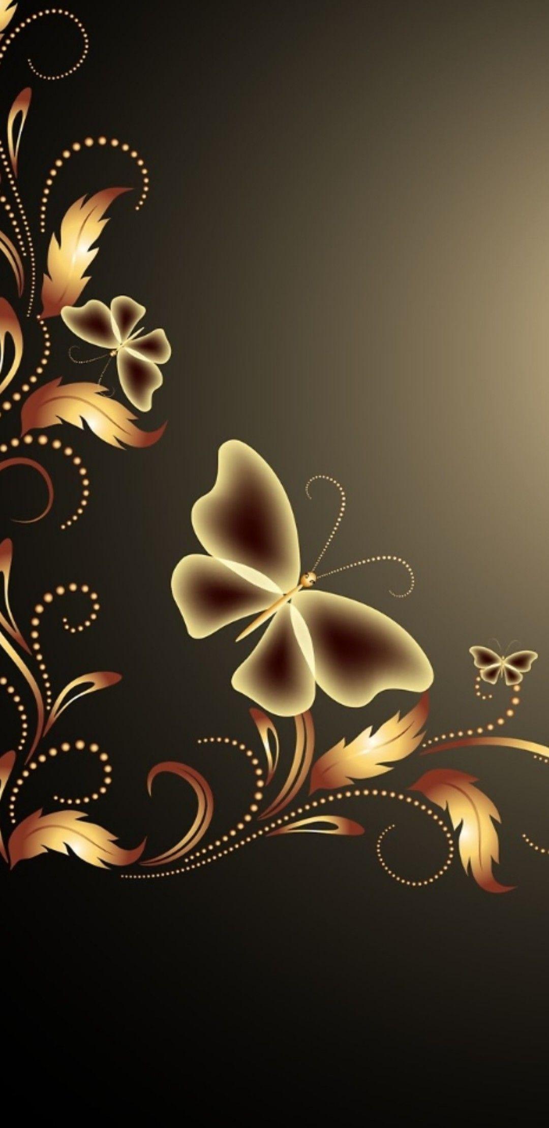 Black and Gold Butterfly Wallpapers Top Free Black and Gold Butterfly Backgrounds