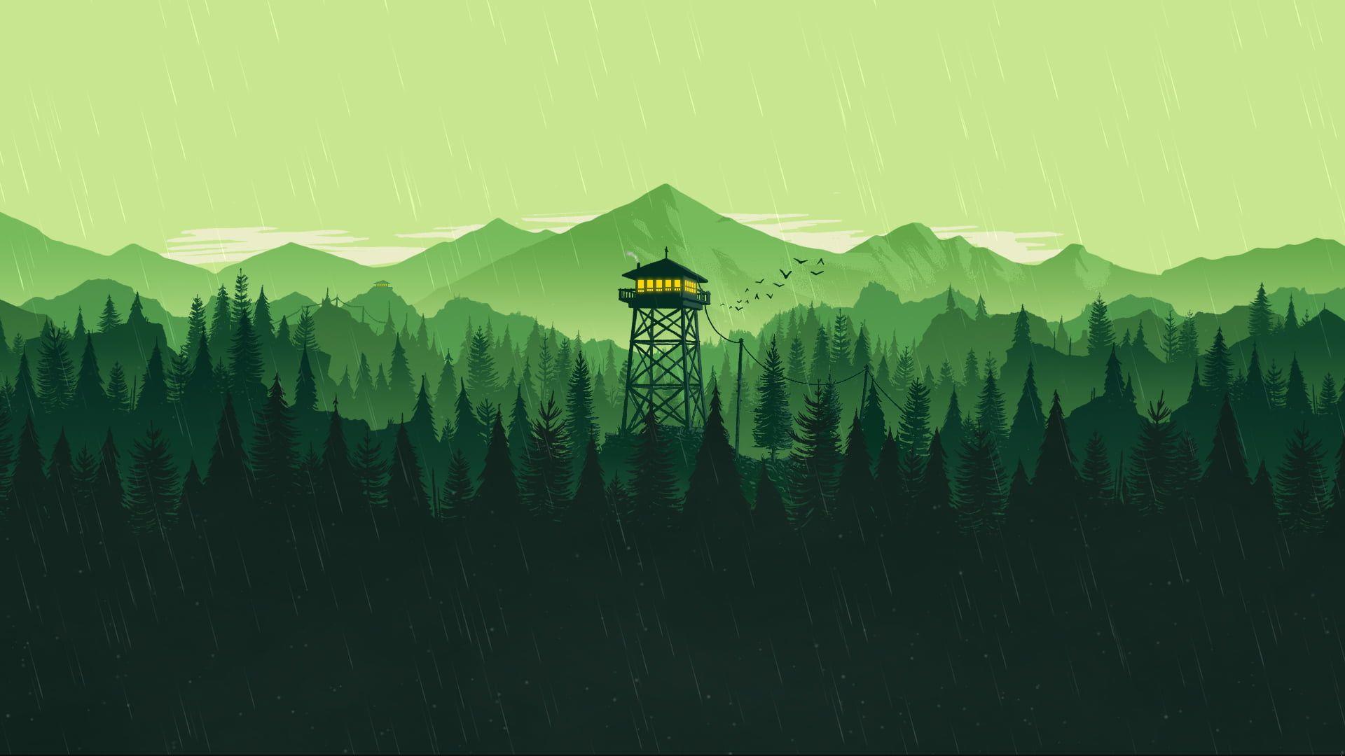 Firewatch Green Wallpapers Top Free Firewatch Green Backgrounds
