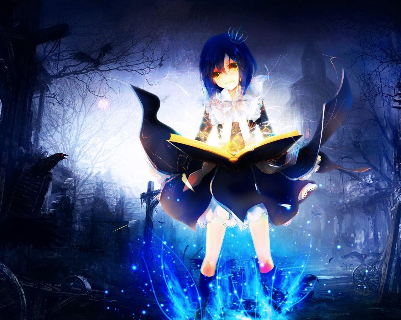 Black Magic Girl Anime Wallpapers Top Free Black Magic Girl Anime