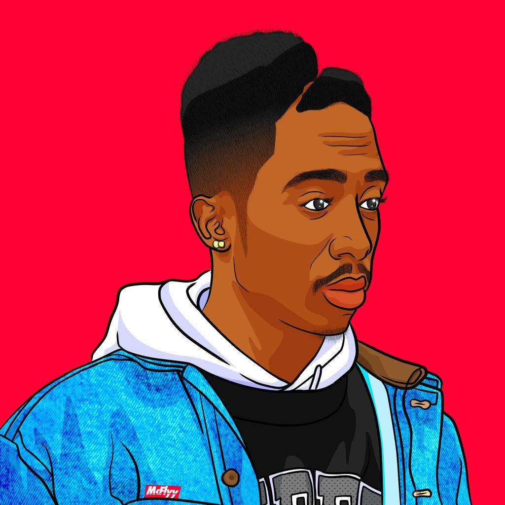 Cartoon Tupac Wallpapers Top Free Cartoon Tupac Backgrounds