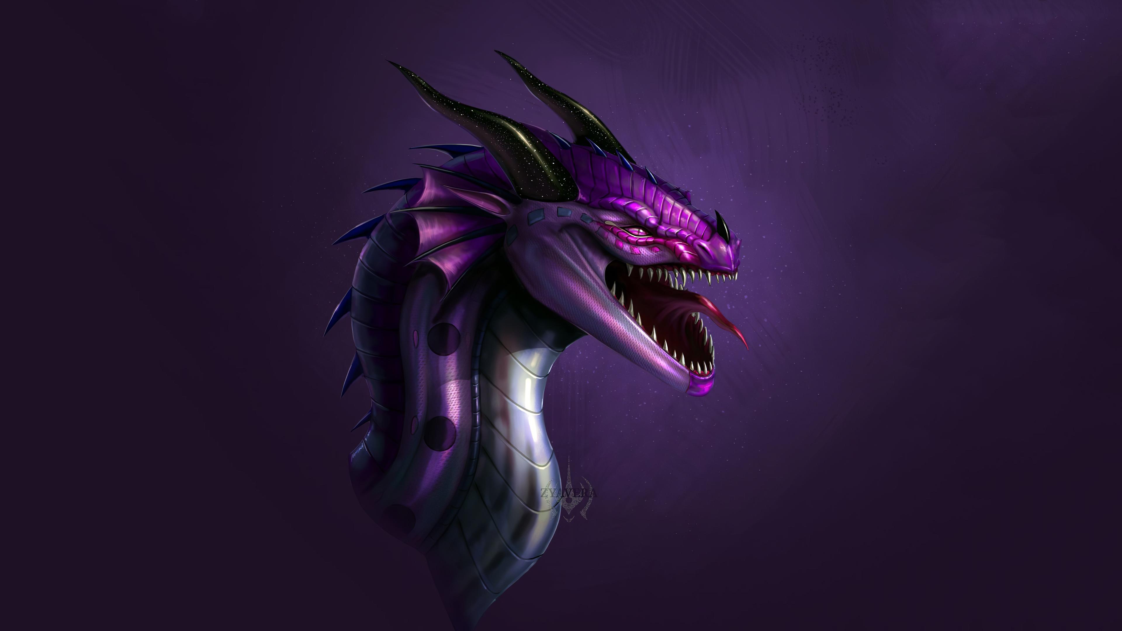 Dark Purple Dragon Wallpapers Top Free Dark Purple Dragon Backgrounds