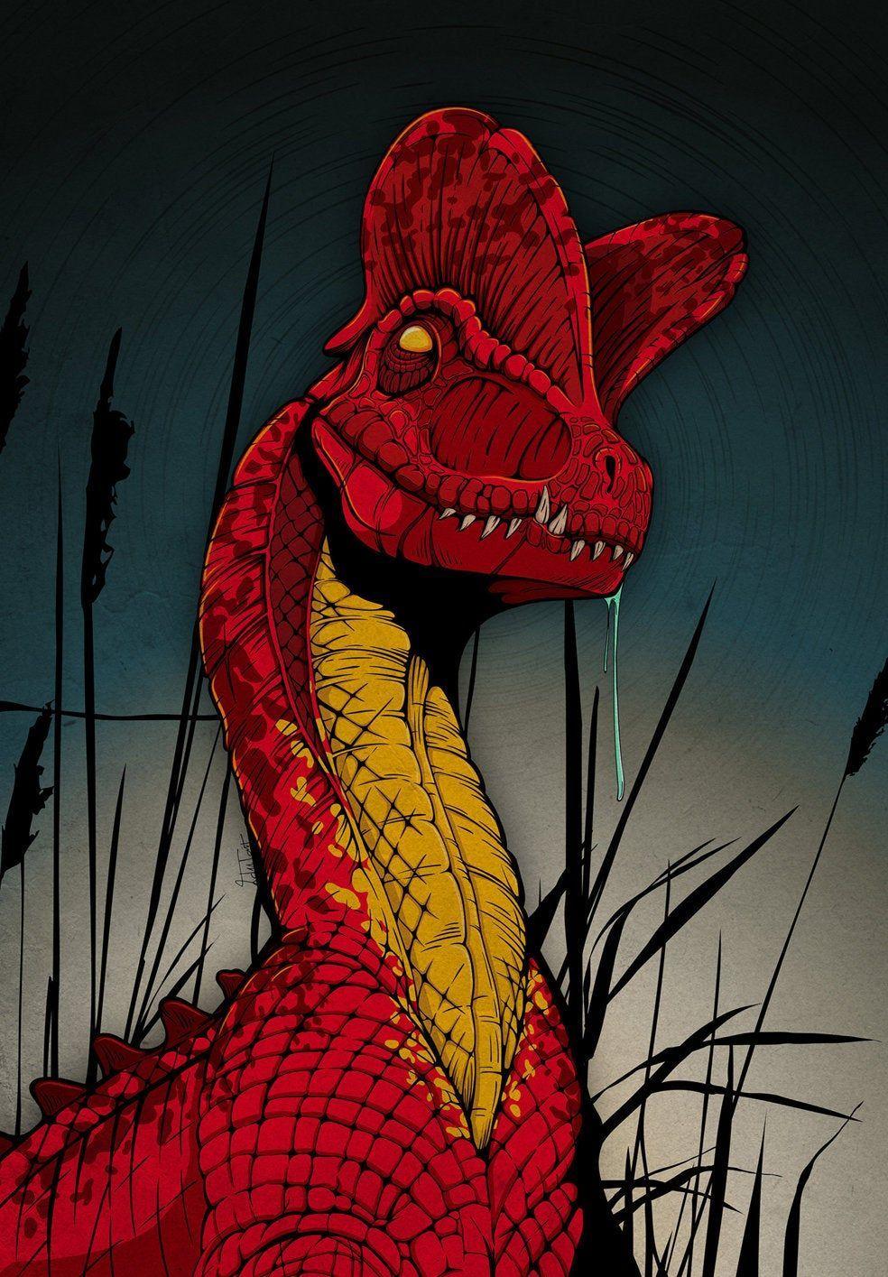 Dilophosaurus Wallpapers Top Free Dilophosaurus Backgrounds