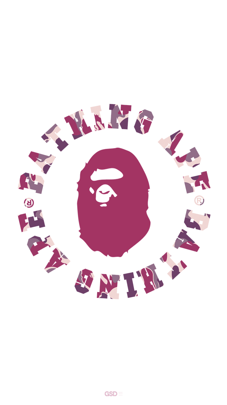 BAPE Pink Wallpapers Top Free BAPE Pink Backgrounds WallpaperAccess