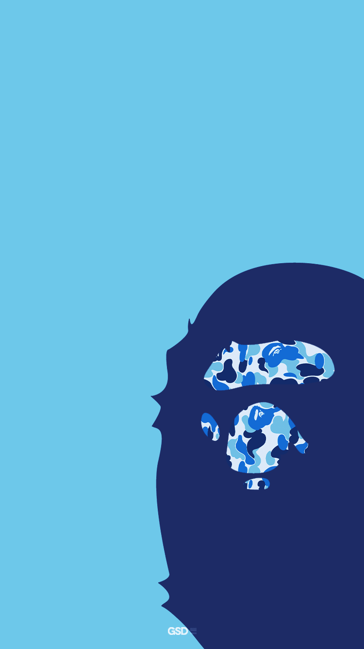 Blue BAPE Wallpapers Top Free Blue BAPE Backgrounds WallpaperAccess