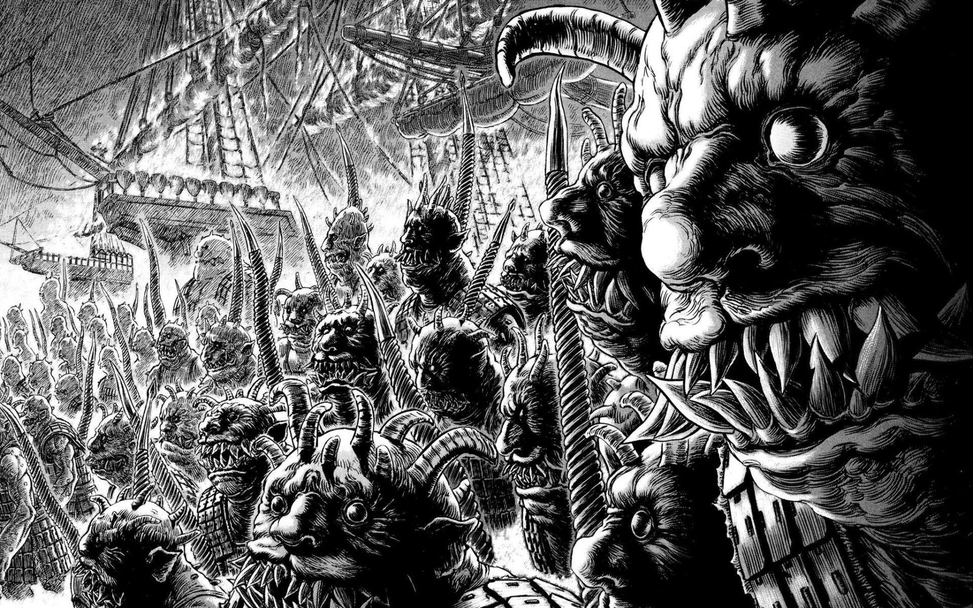 Berserk Manga Wallpapers Top Free Berserk Manga Backgrounds WallpaperAccess