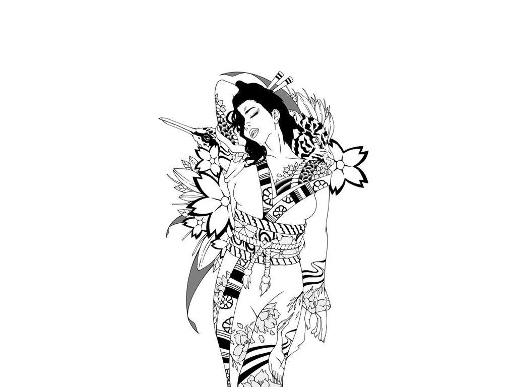 Japanese Geisha Tattoo Wallpapers - Top Free Japanese Geisha Tattoo Backgrounds - Wallpaperaccess 768_x_1024_jpg