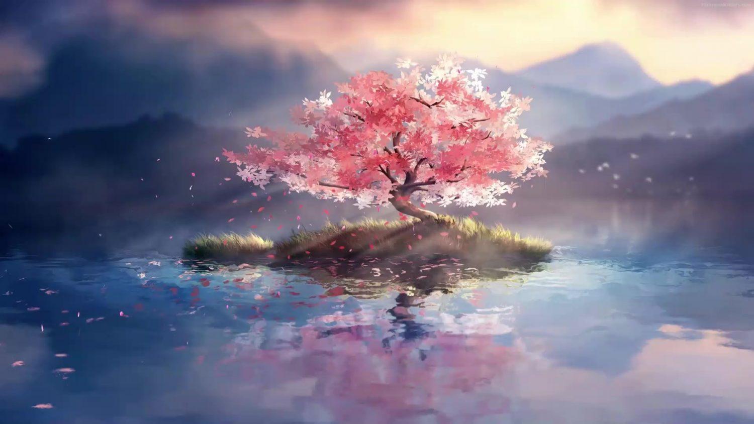 Anime Sakura Blossom Wallpapers Top Free Anime Sakura Blossom