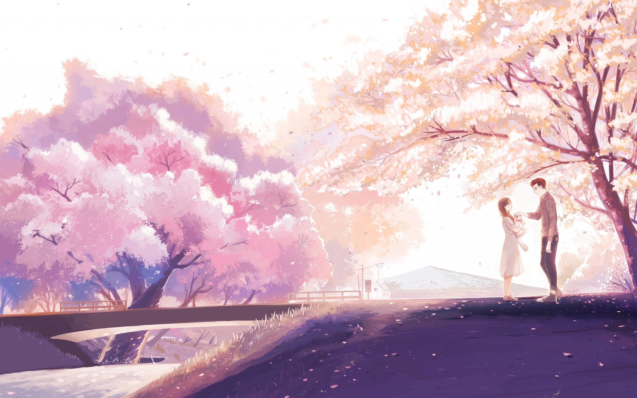 Anime Sakura Flower Wallpapers Top Free Anime Sakura Flower